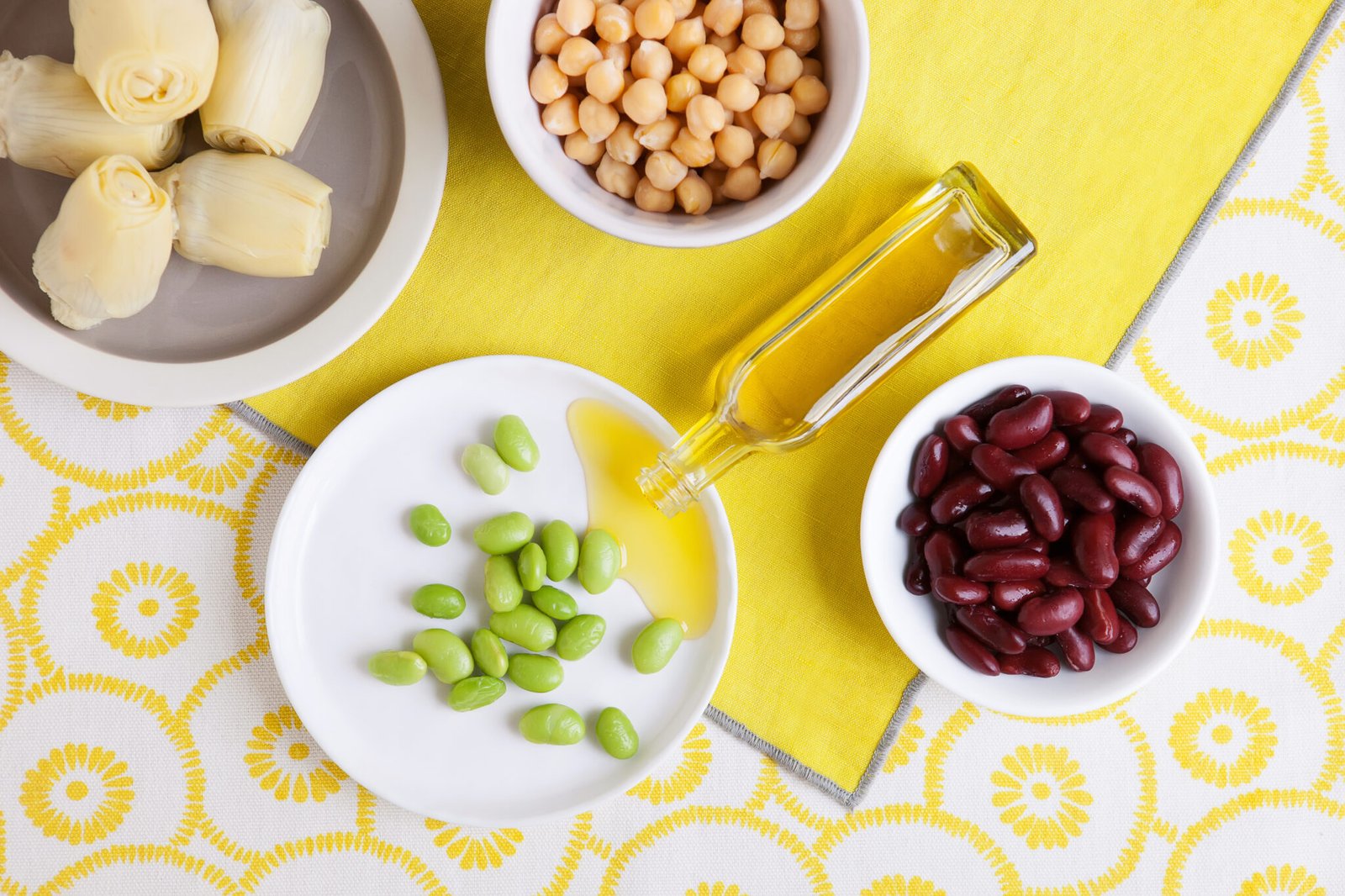 Ingredients For One Toss Mixed Bean Salad