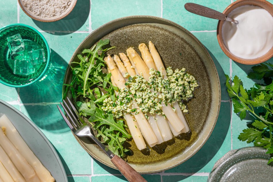 Asperges blanches à la flamande