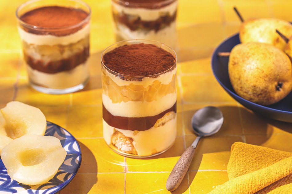 Tiramisu poire-chocolat