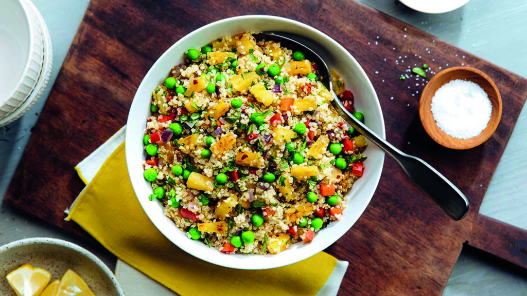 Quinoa frit à l’ananas