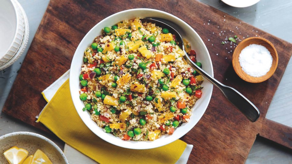 Quinoa frit à l’ananas